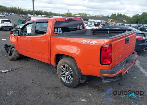 2021 Chevrolet Colorado 4Wd Short Box Wt from USA, damaged, VIN 1GCGTBEN7M1254309